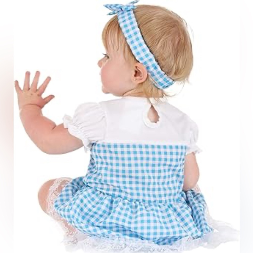 NWT [Halloween Costumes) Dorothy Wizard of Oz Dress, Ruby Slippers & Headband - Picture 4 of 8